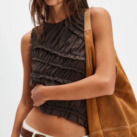 Free People Tops - Free People Sands Smocked Top